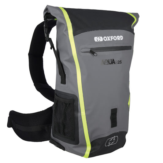 OXFORD AQUA B-25 HYDRO BACKPACK  - BLACK/GREY/FLUO