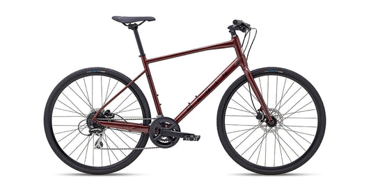 MARIN FAIRFAX 2 HYBRID BIKE 2025 GLOSS MAROON/BLACK