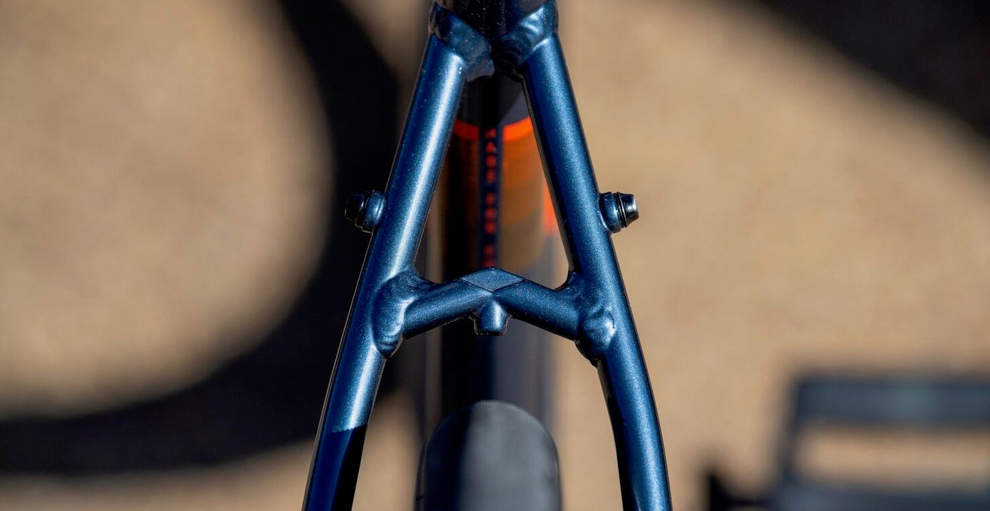 MARIN FAIRFAX 3 HYBRID BIKE 2025 GLOSS BLUE/ORANGE