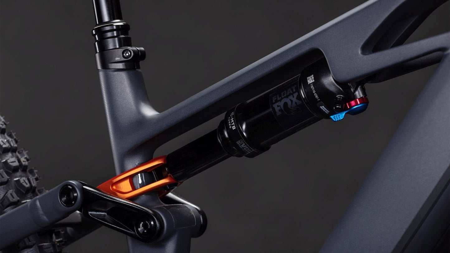 CUBE STEREO HYBRID ONE44 HPC SLX 800 eMTB BIKE 2026 SLABGREY' N 'ORANGE