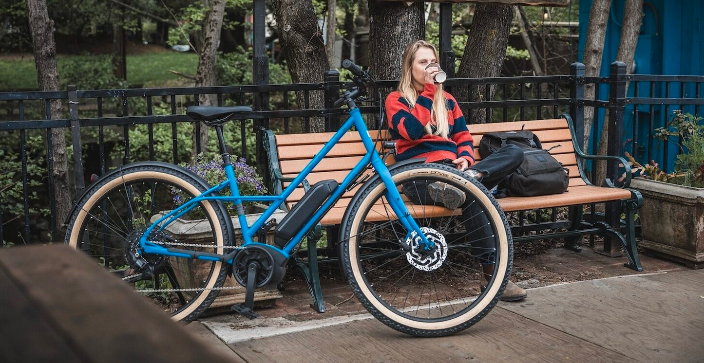 MARIN LARKSPUR E ELECTRIC HYBRID BIKE 2025 BLUE
