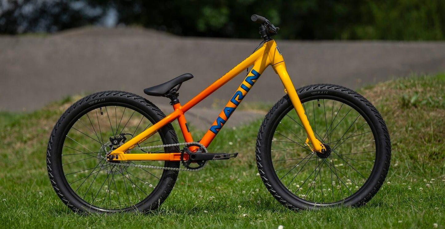 MARIN ALCATRAZ 24" DIRT JUMP HARDTAIL MTB BIKE 2025 YELLOW FADE