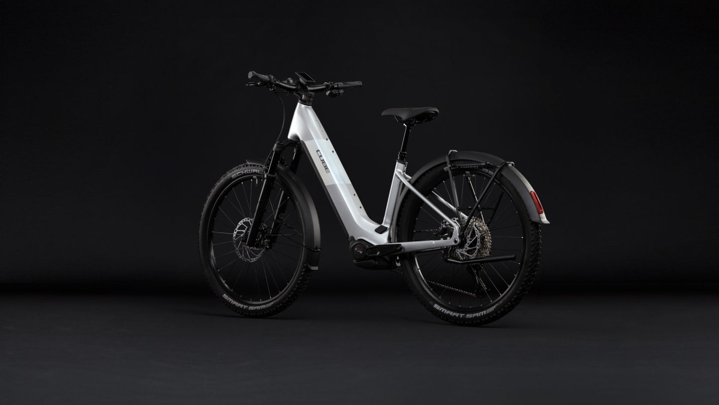 CUBE REACTION HYBRID SLX 800 FE HARDTAIL eMTB BIKE 2027 PLATINUM 'N' REFLEX (EASY ENTRY)