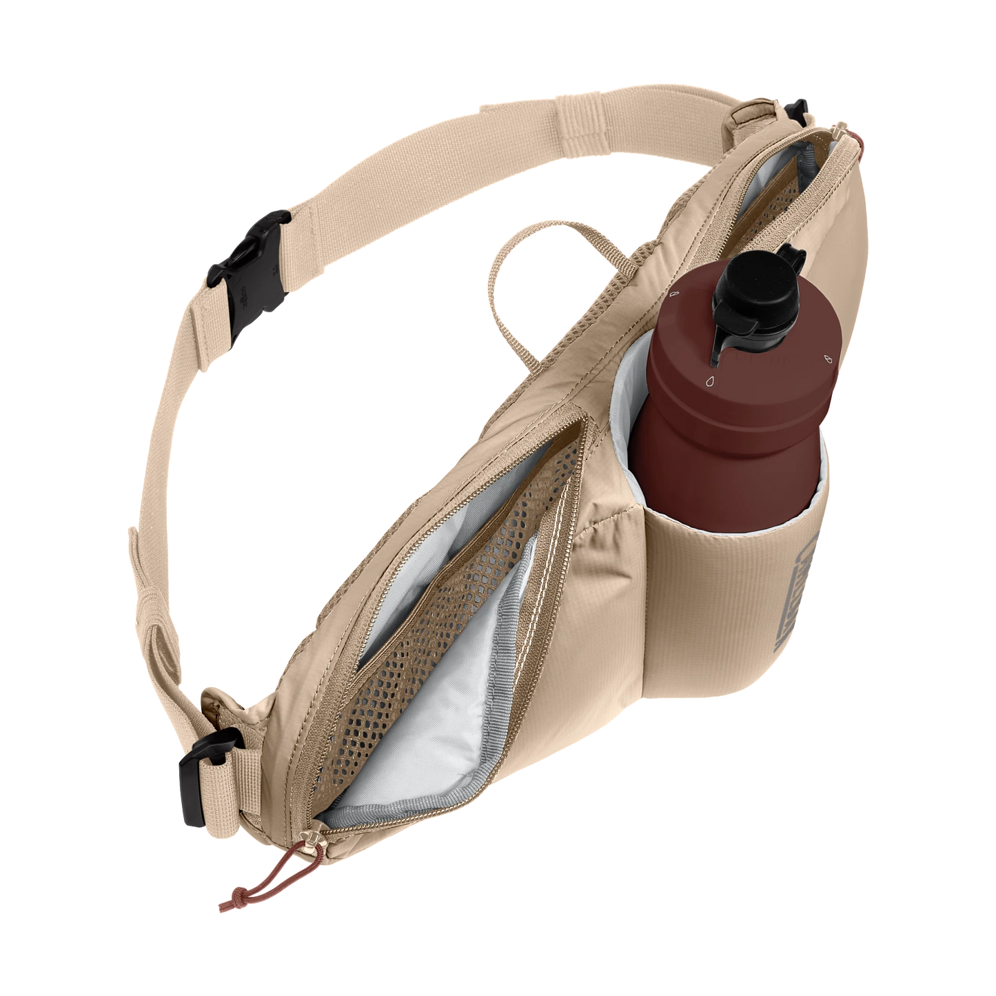 CAMELBAK PODIUM FLOW 2 WAIST PACK WITH 21oz PODIUM DIRT SERIES BOTTLE