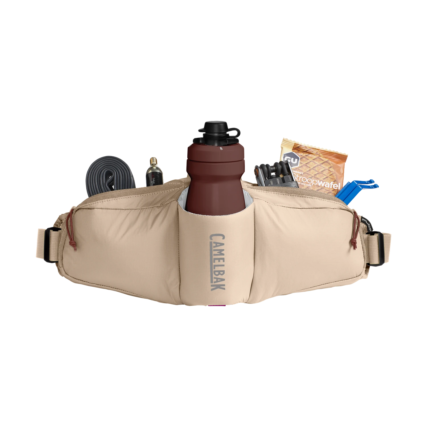 CAMELBAK PODIUM FLOW 2 WAIST PACK WITH 21oz PODIUM DIRT SERIES BOTTLE