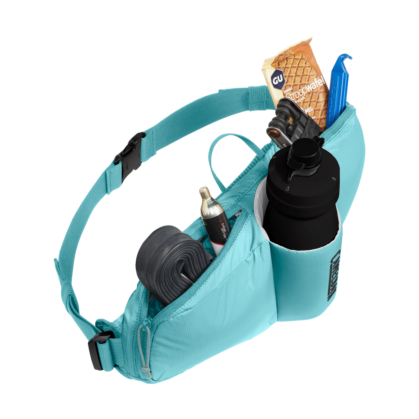 CAMELBAK PODIUM FLOW 2 WAIST PACK WITH 21oz PODIUM DIRT SERIES BOTTLE