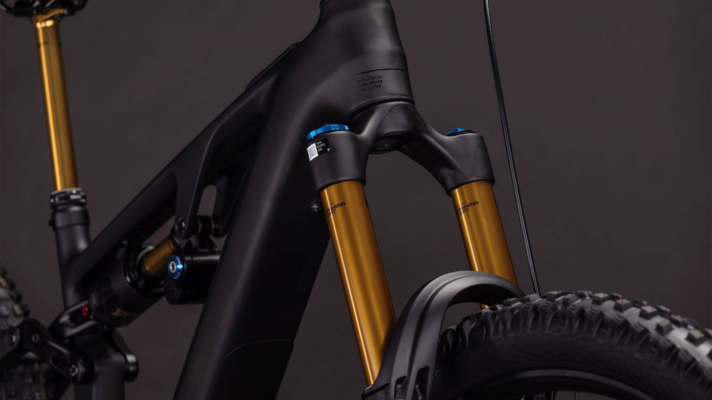 CUBE AMS HYBRID ONE77 C:62 AT 600X eMTB BIKE 2026 CARBON' N 'GOLD