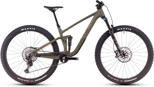 CUBE STEREO ONE22 C:62 TM 29 FS MTB BIKE 2026 DUSTOLIVE' N 'GOLD