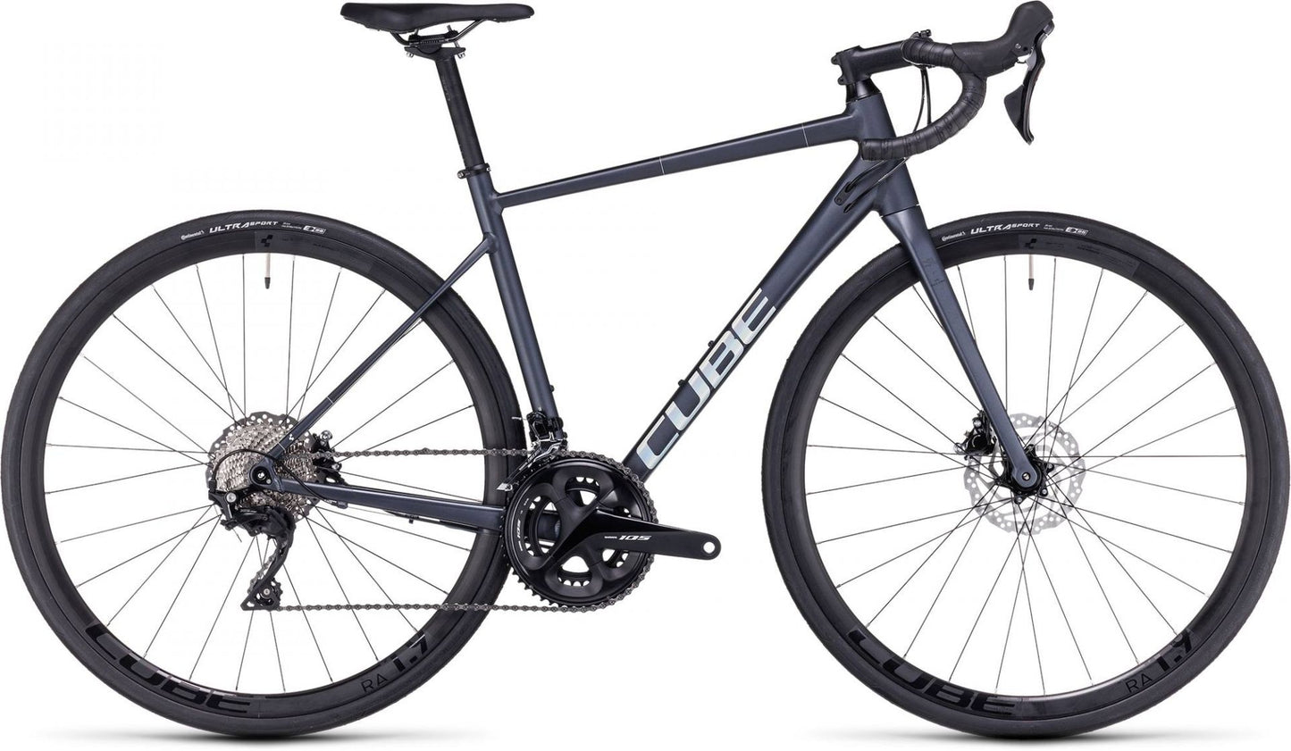 CUBE AXIAL WS RACE ROAD BIKE 2023 - METALBLACK 'N' RAINBOW