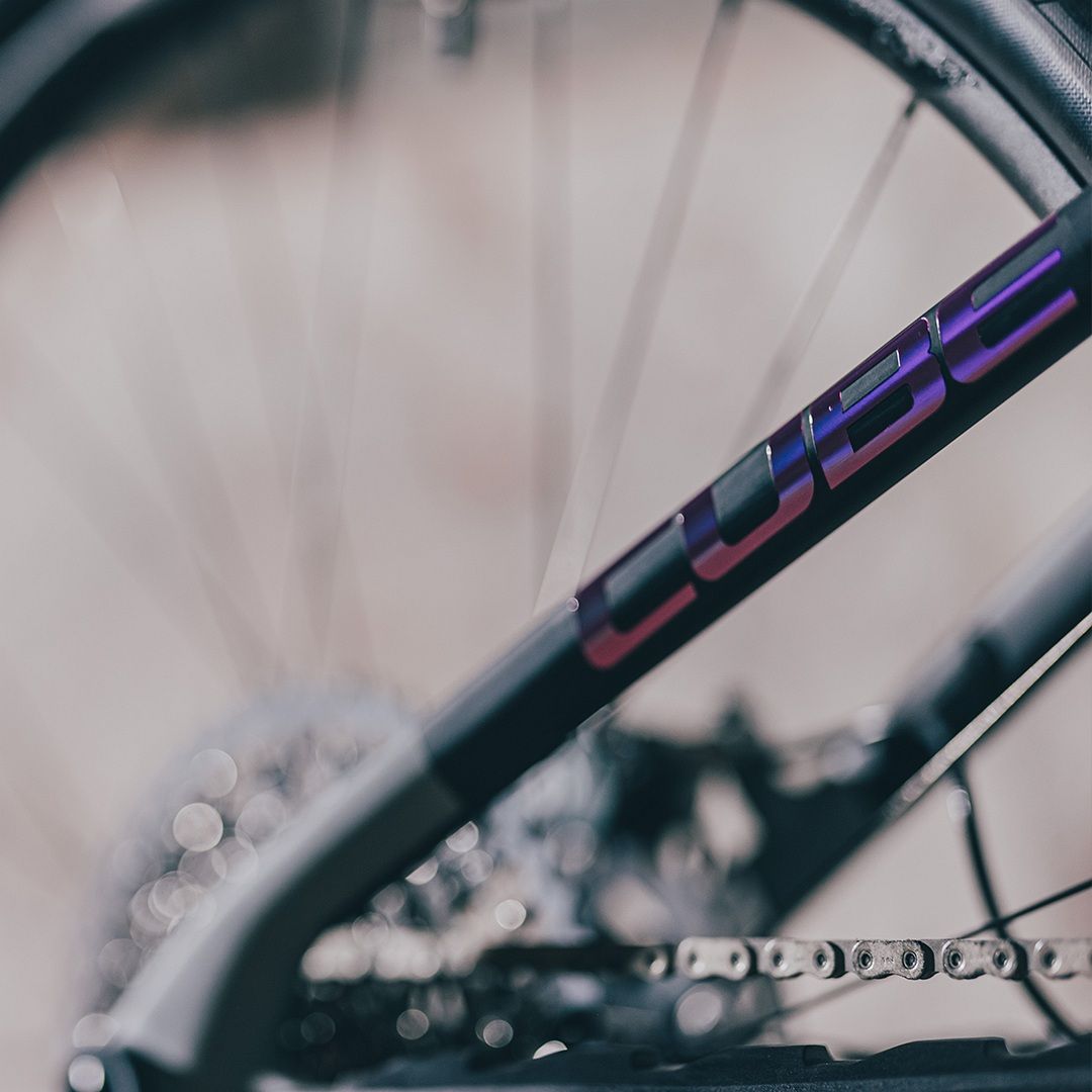 CUBE AMS HYBRID ONE44 C:68X TM 400X E-MTB BIKE 2024 SWAMPGREY 'N' PURPLEREFLEX
