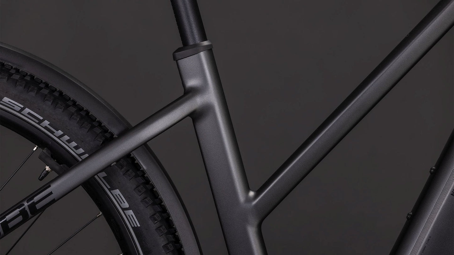 CUBE NURIDE HYBRID PERFORMANCE 600 TRAPEZE eTREKKING BIKE 2026 SLABGREY' N 'BLACK
