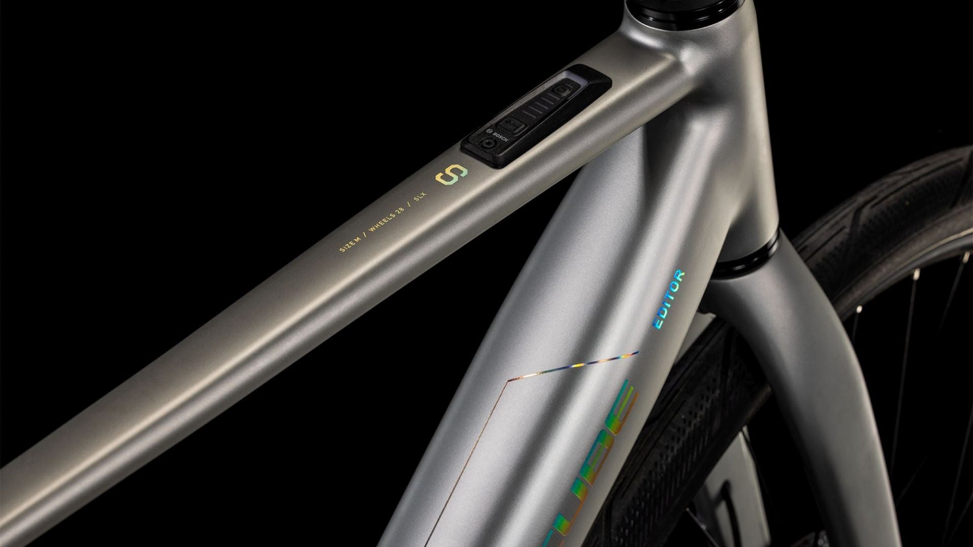 CUBE EDITOR HYBRID SLX 400X URBAN eBIKE 2025 SLEEKGREY' N 'SPECTRAL