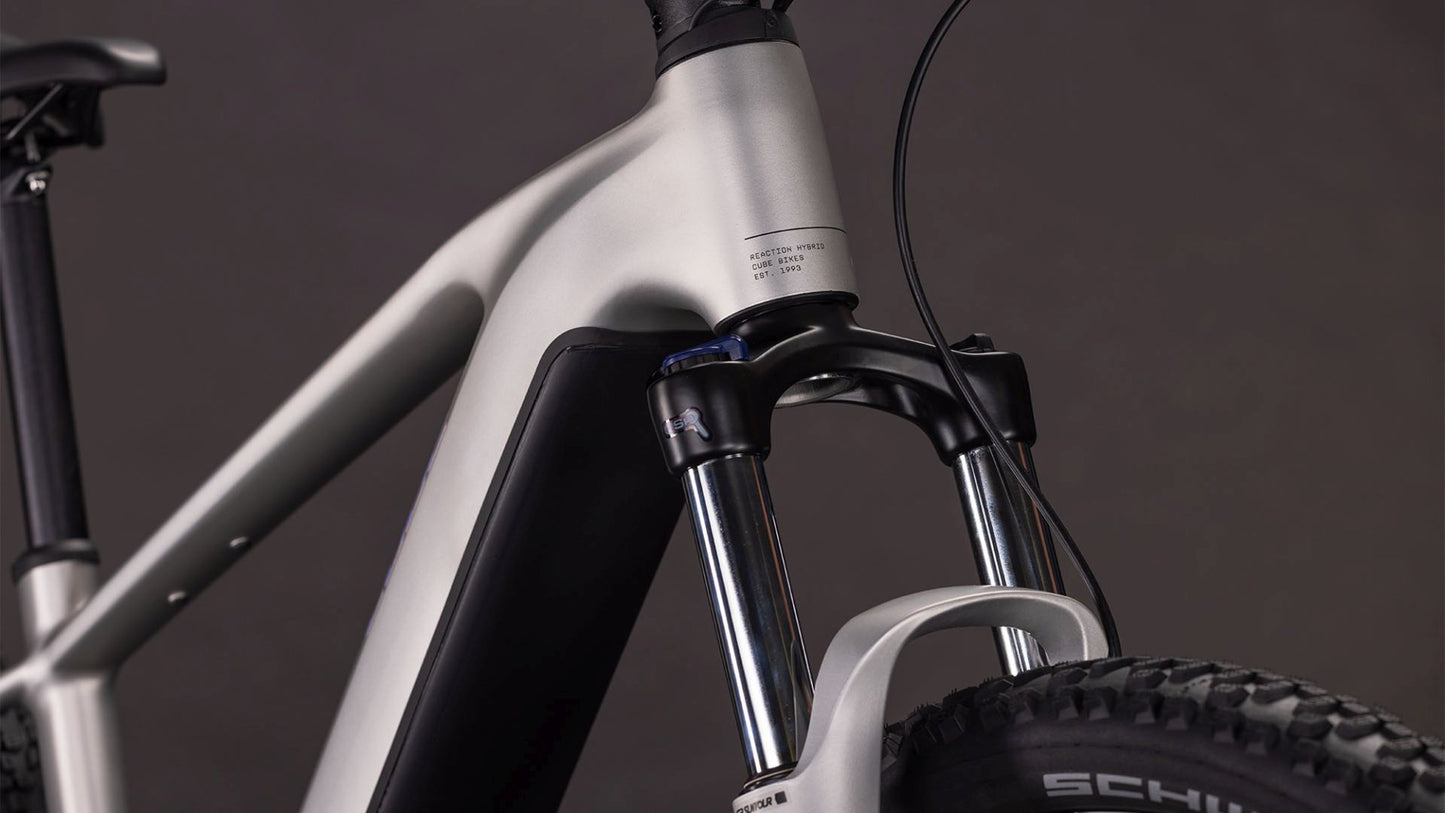 CUBE REACTION HYBRID ONE 800 eMTB BIKE 2026 SLEEKGREY' N 'PRISM