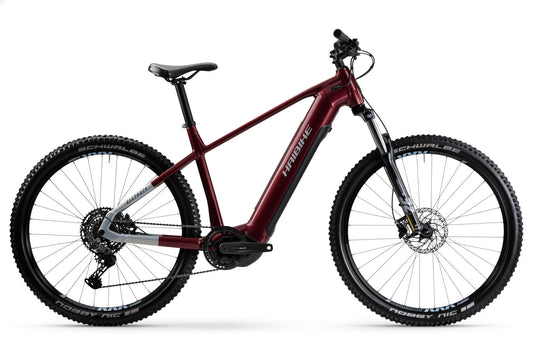 HAIBIKE ALLTRACK 5 HARDTAIL eMTB BIKE 2025 GLOSS TUSCAN RED
