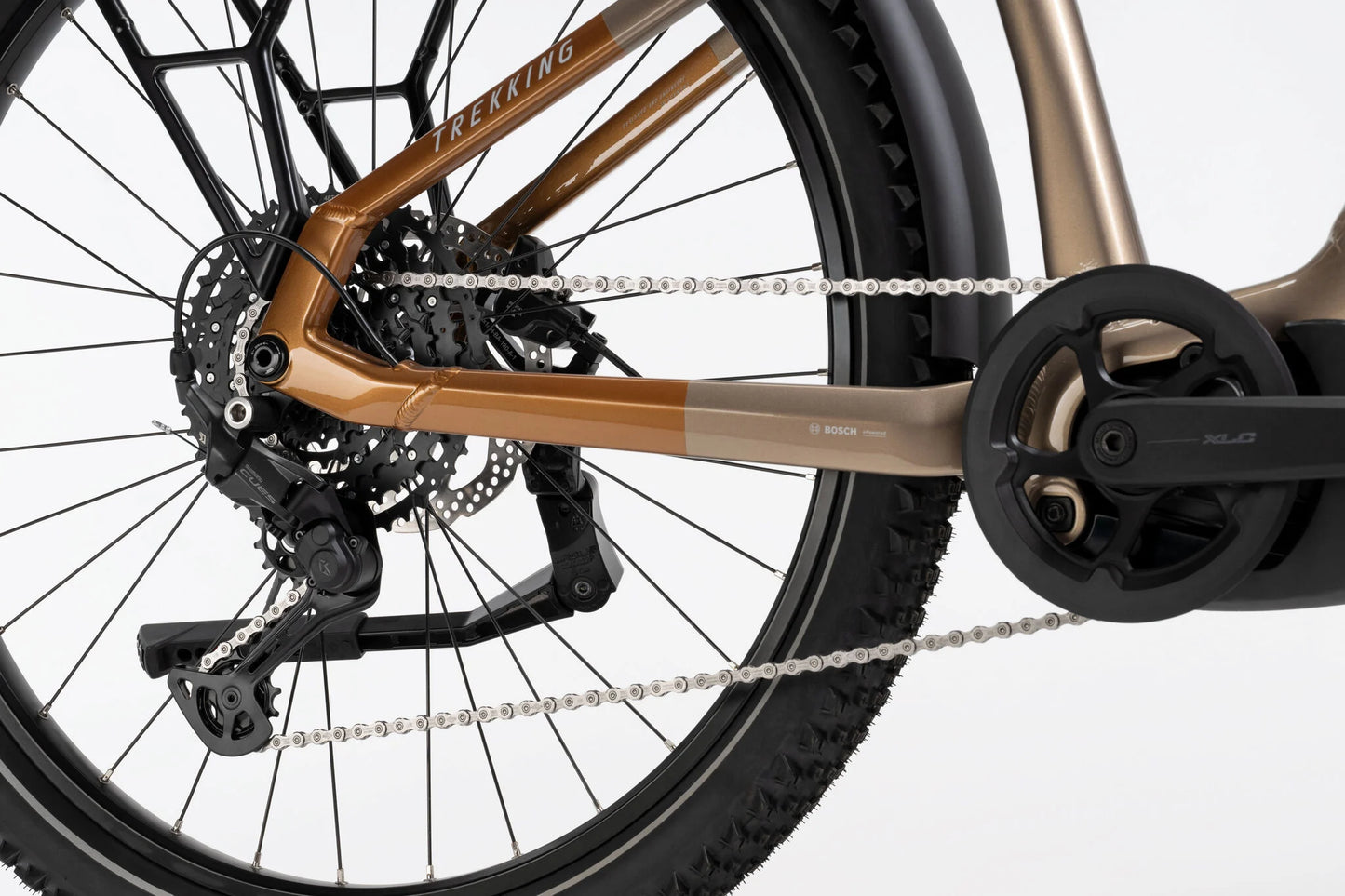 HAIBIKE TREKKING 6.5 LOW HARDTAIL eMTB BIKE 2025 GLOSS TOFFEE/SAND/SILVER