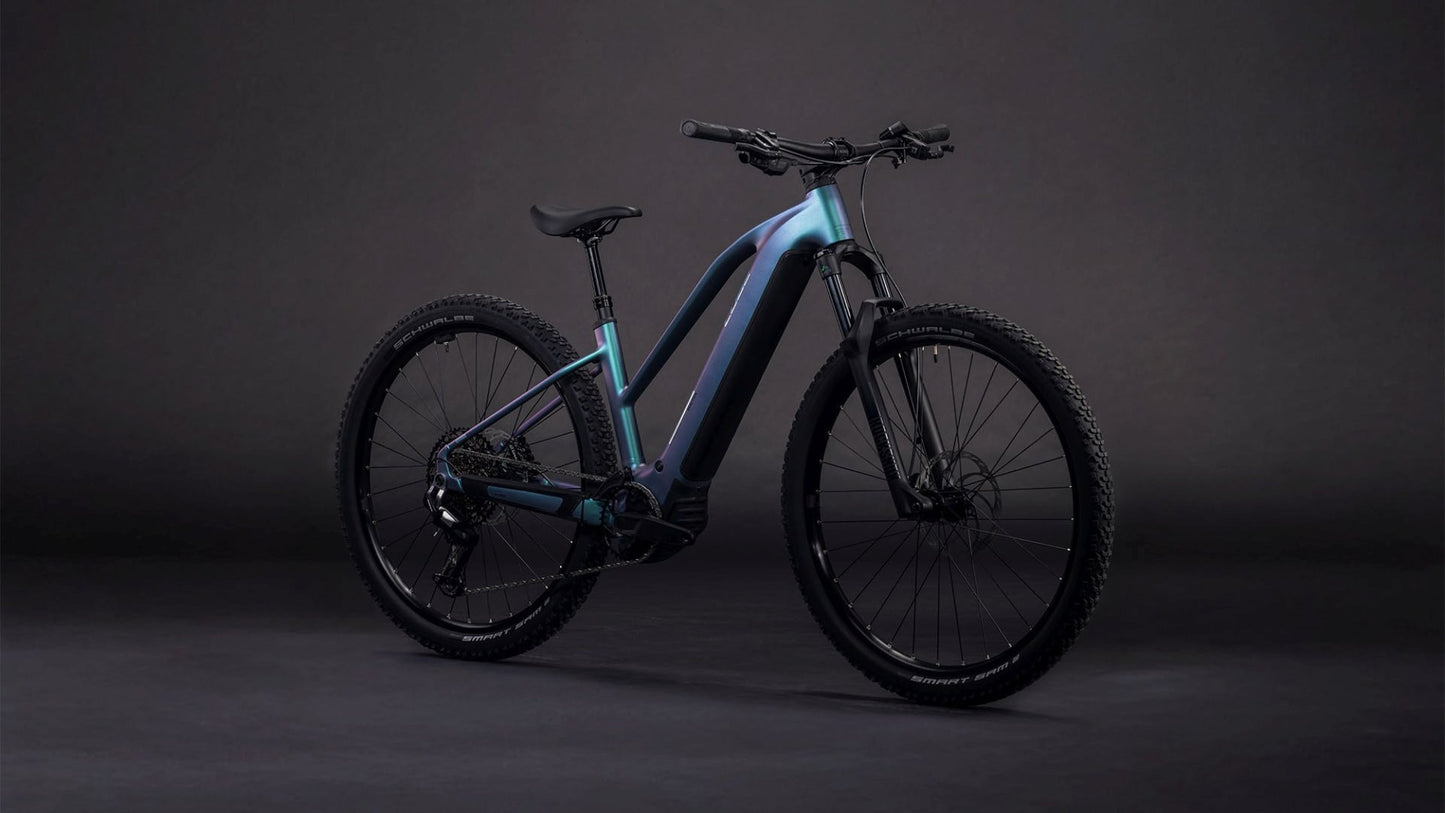 CUBE REACTION HYBRID RACE 800 TRAPEZE eMTB BIKE 2026 POLARLIGHT' N 'PRISM