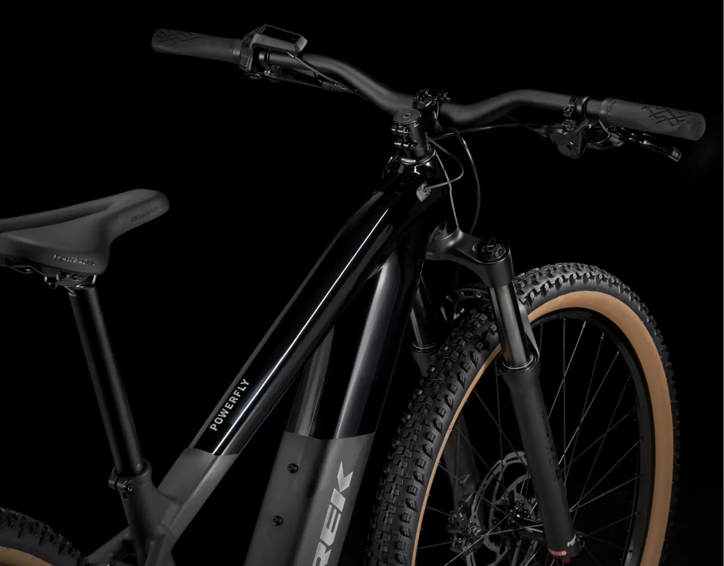 TREK POWERFLY+ 4 GEN 5 600Wh HARDTAIL eMTB BIKE 2026 GLOSS DARK STAR/MATTE DARK WEB