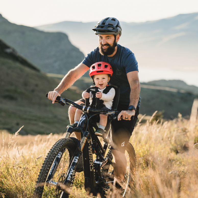KIDS RIDE SHOTGUN PRO EVO CHILD SEAT + HANDLEBARS COMBO