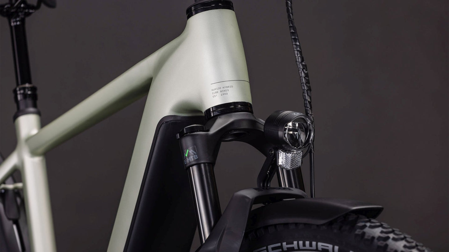 CUBE NURIDE HYBRID EXC 800 eTREKKING BIKE 2026 LEMONGRASS' N 'REFLEX