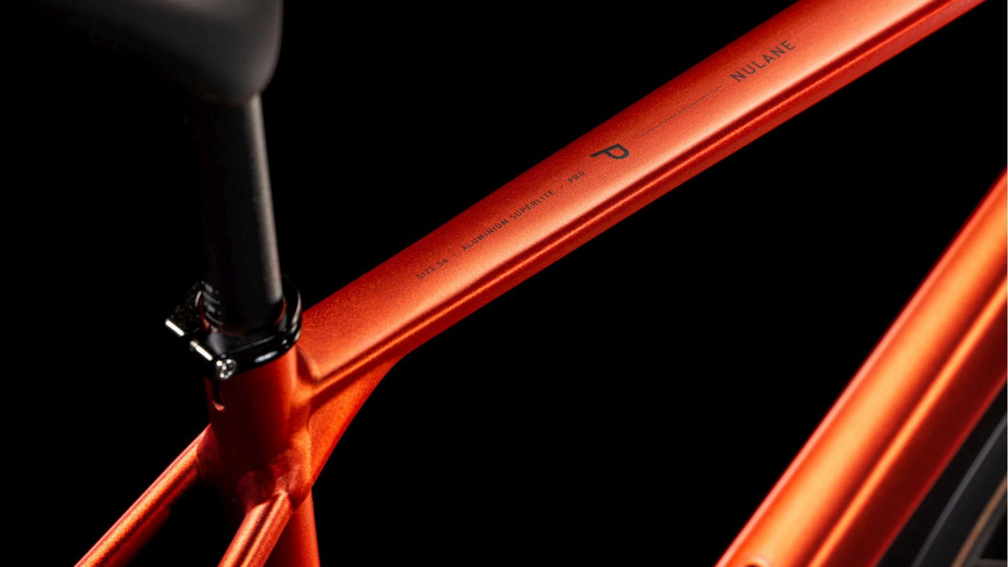 CUBE NULANE PRO FE GRAVEL BIKE 2025 FIREORANGE' N 'BLACK