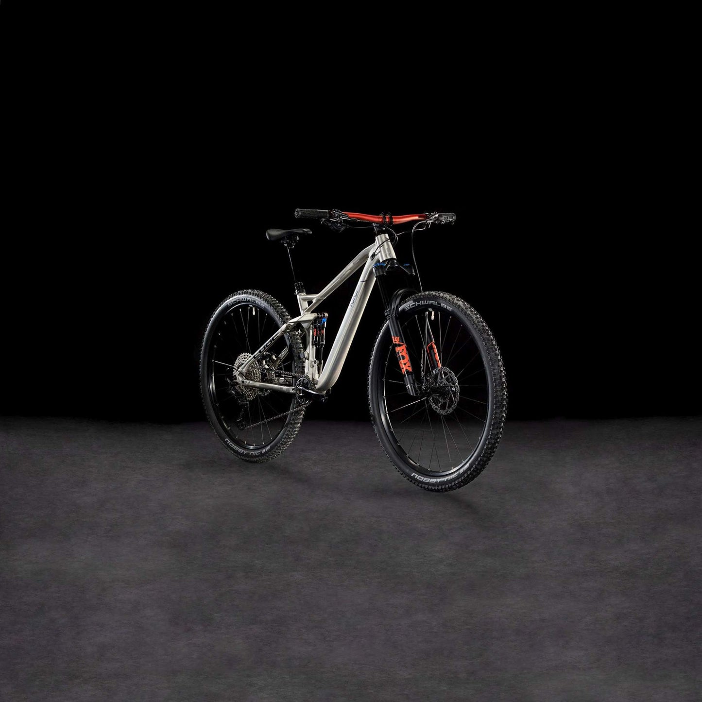 CUBE STEREO ONE22 RACE FS MTB BIKE 2026 RAWMETAL' N 'BLACK