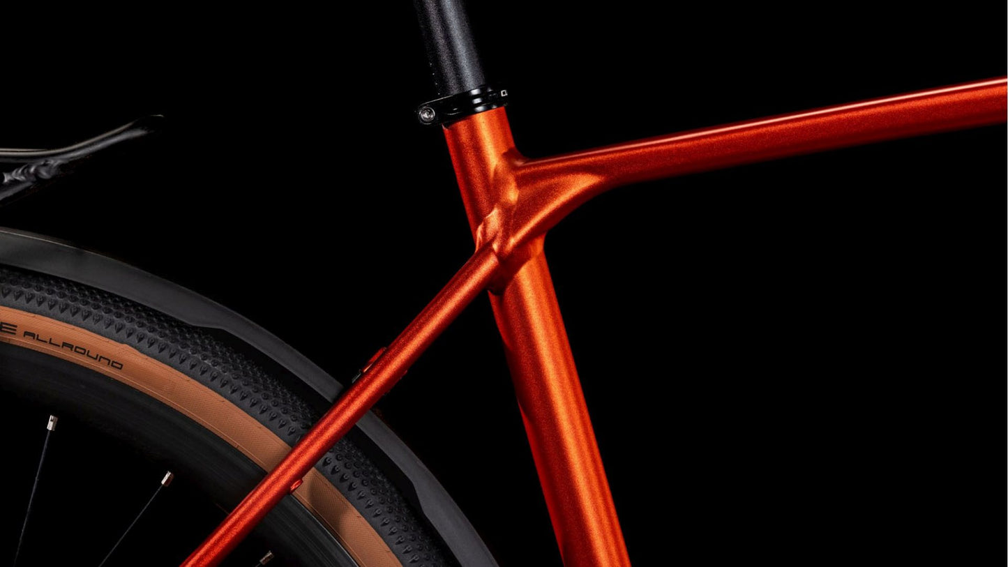 CUBE NULANE PRO FE GRAVEL BIKE 2025 FIREORANGE' N 'BLACK