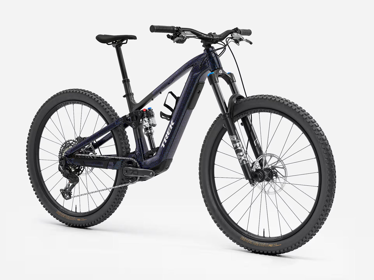TREK FUEL+ EX 8 GEN 2 FULL SUSPENSION eMTB BIKE 2026 TREK BLACK/PURPLE FLIP