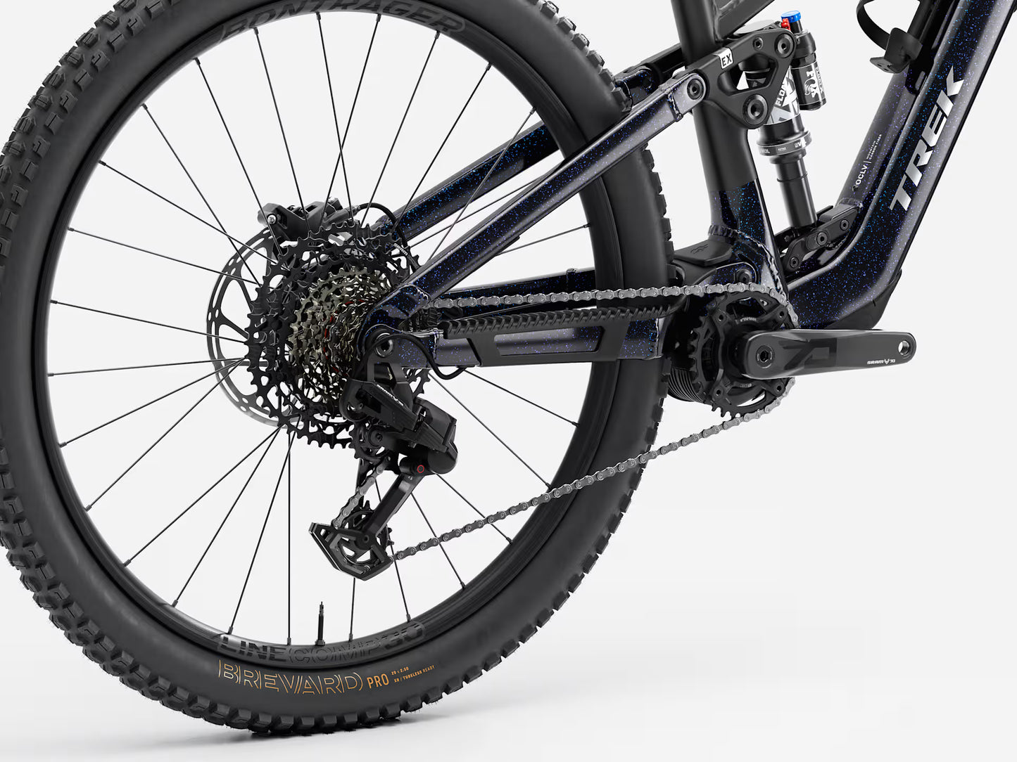 TREK FUEL+ EX 8 GEN 2 FULL SUSPENSION eMTB BIKE 2026 TREK BLACK/PURPLE FLIP