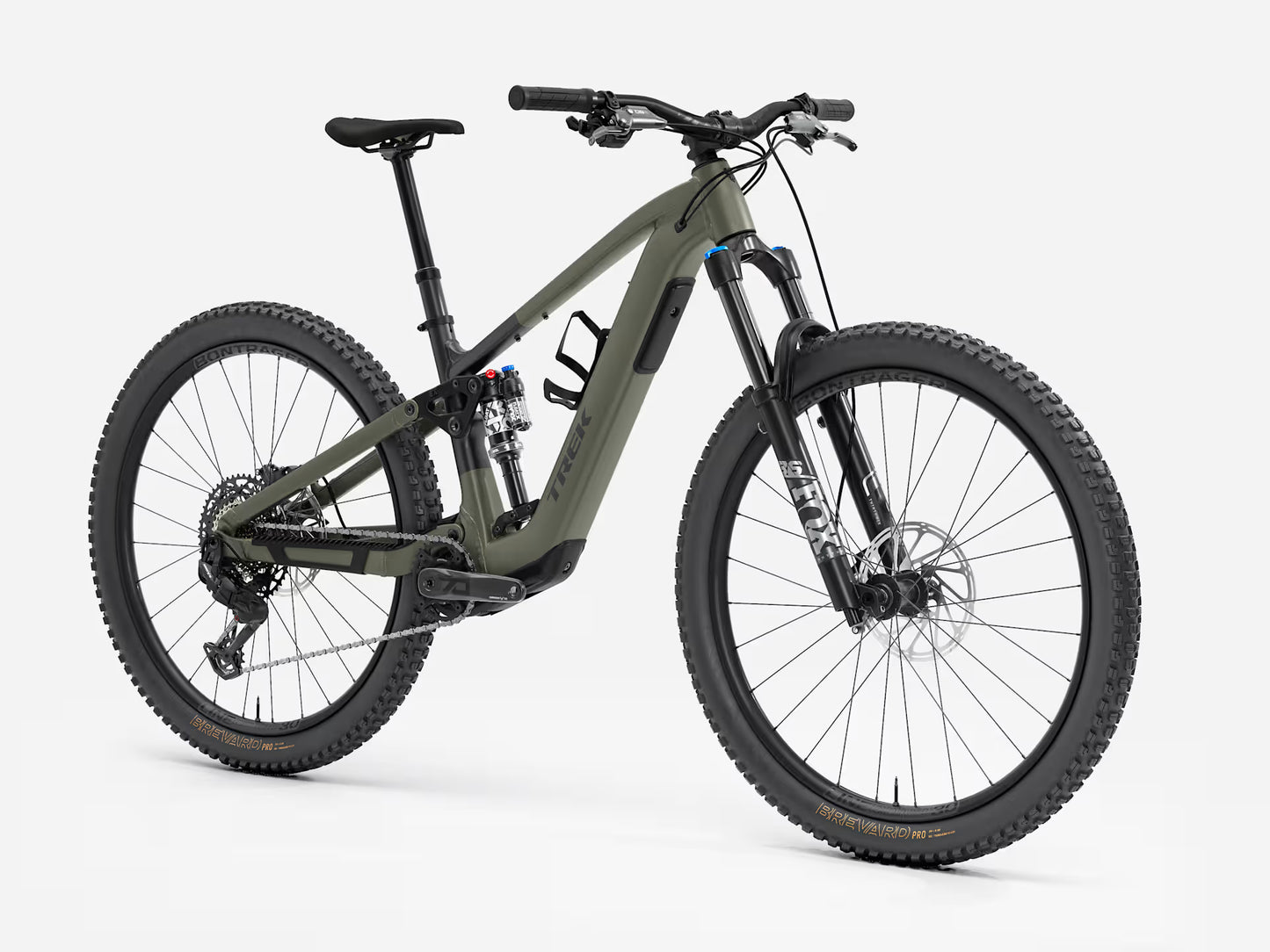 TREK FUEL+ EX 8 GEN 2 FULL SUSPENSION eMTB BIKE 2026 MATTE OLIVE GREY/TREK BLACK