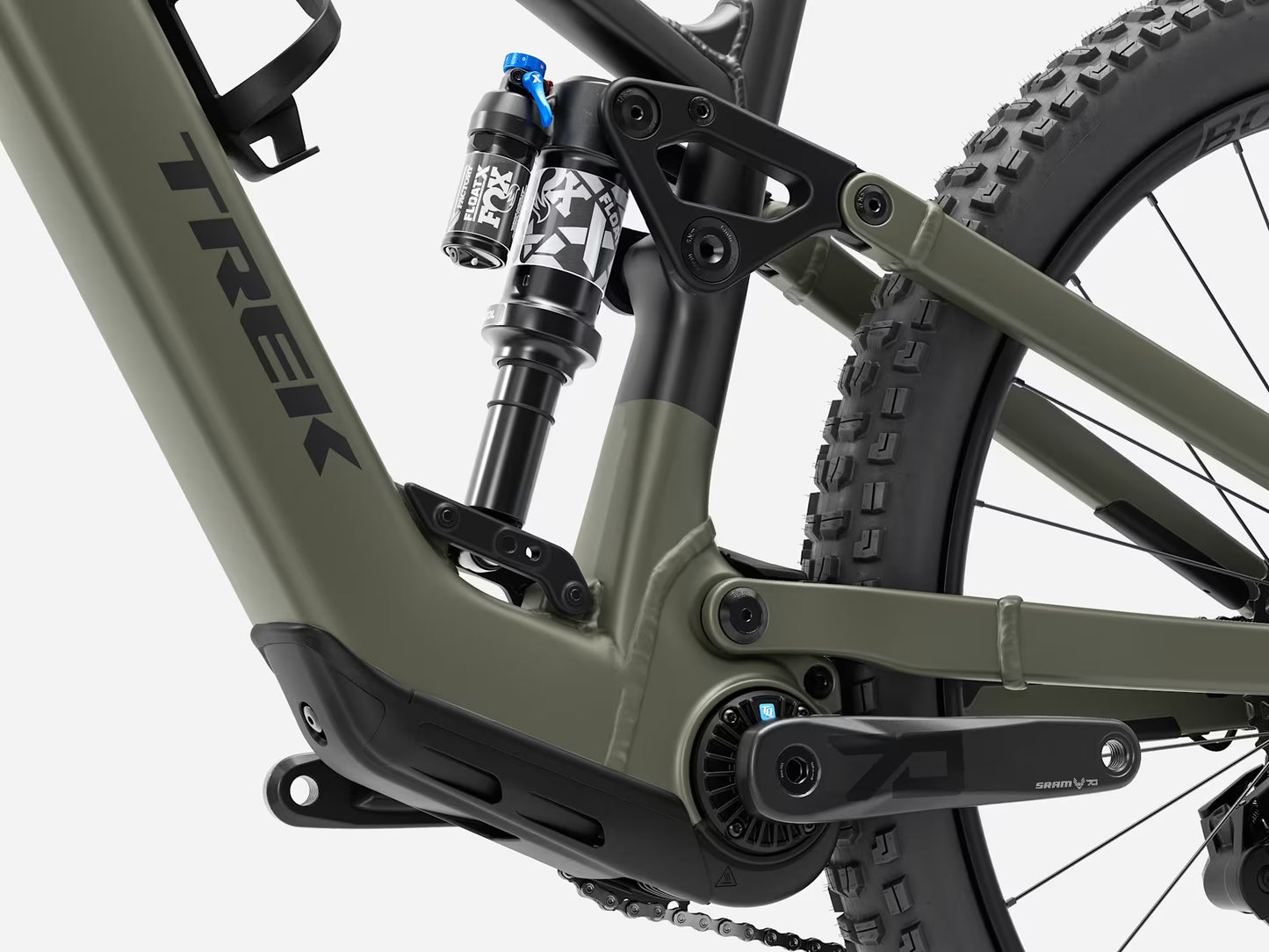 TREK FUEL+ EX 8 GEN 2 FULL SUSPENSION eMTB BIKE 2026 MATTE OLIVE GREY/TREK BLACK