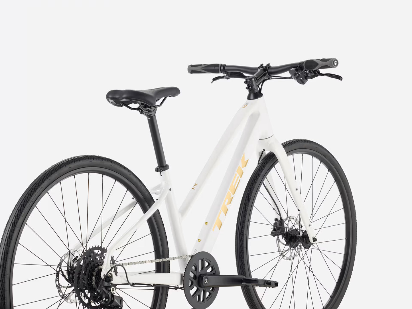 TREK FX 2 MIDSTEP GEN 4 HYBRID BIKE 2026 CRYSTAL WHITE