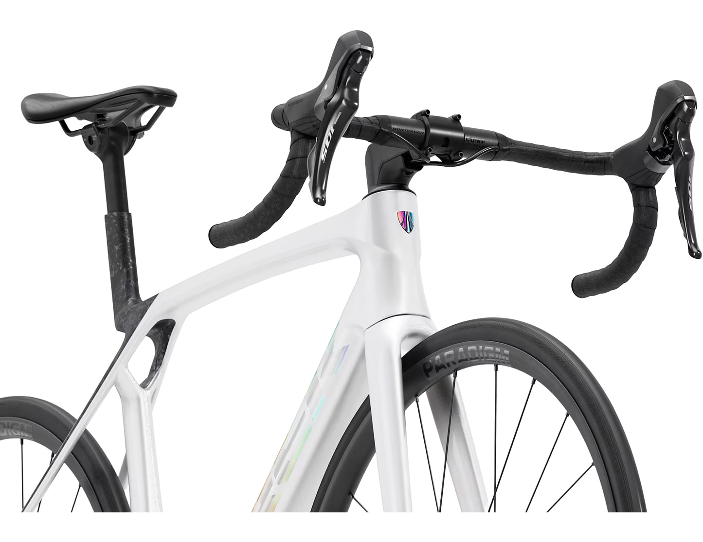 TREK MADONE SL 5 GEN 8 ROAD BIKE 2026 GLOSS CRYSTAL WHITE/MATTE DEEP SMOKE