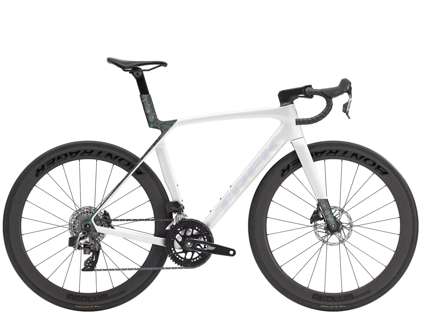 TREK MADONE SL 6 AXS GEN 8 ROAD BIKE 2026 GLOSS CRYSTAL WHITE/MATTE DEEP SMOKE
