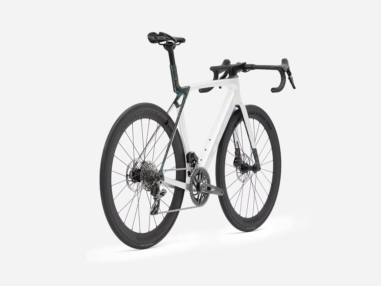TREK MADONE SL 6 AXS GEN 8 ROAD BIKE 2026 GLOSS CRYSTAL WHITE/MATTE DEEP SMOKE