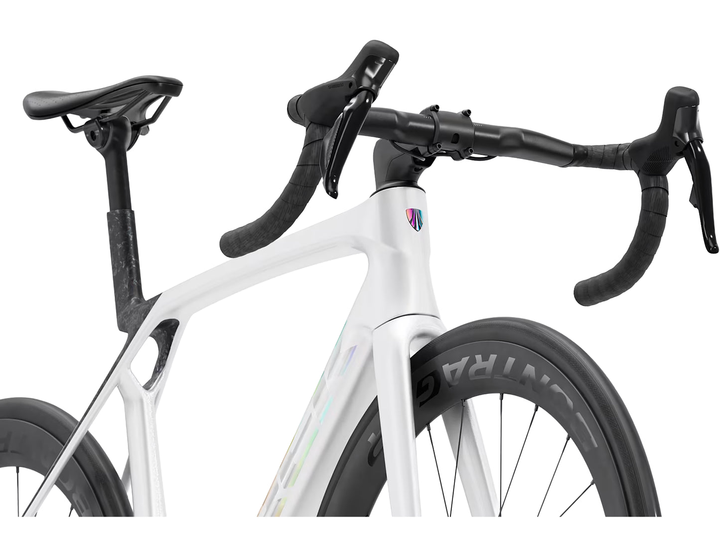 TREK MADONE SL 7 GEN 8 ROAD BIKE 2026 GLOSS CRYSTAL WHITE/MATTE DEEP SMOKE