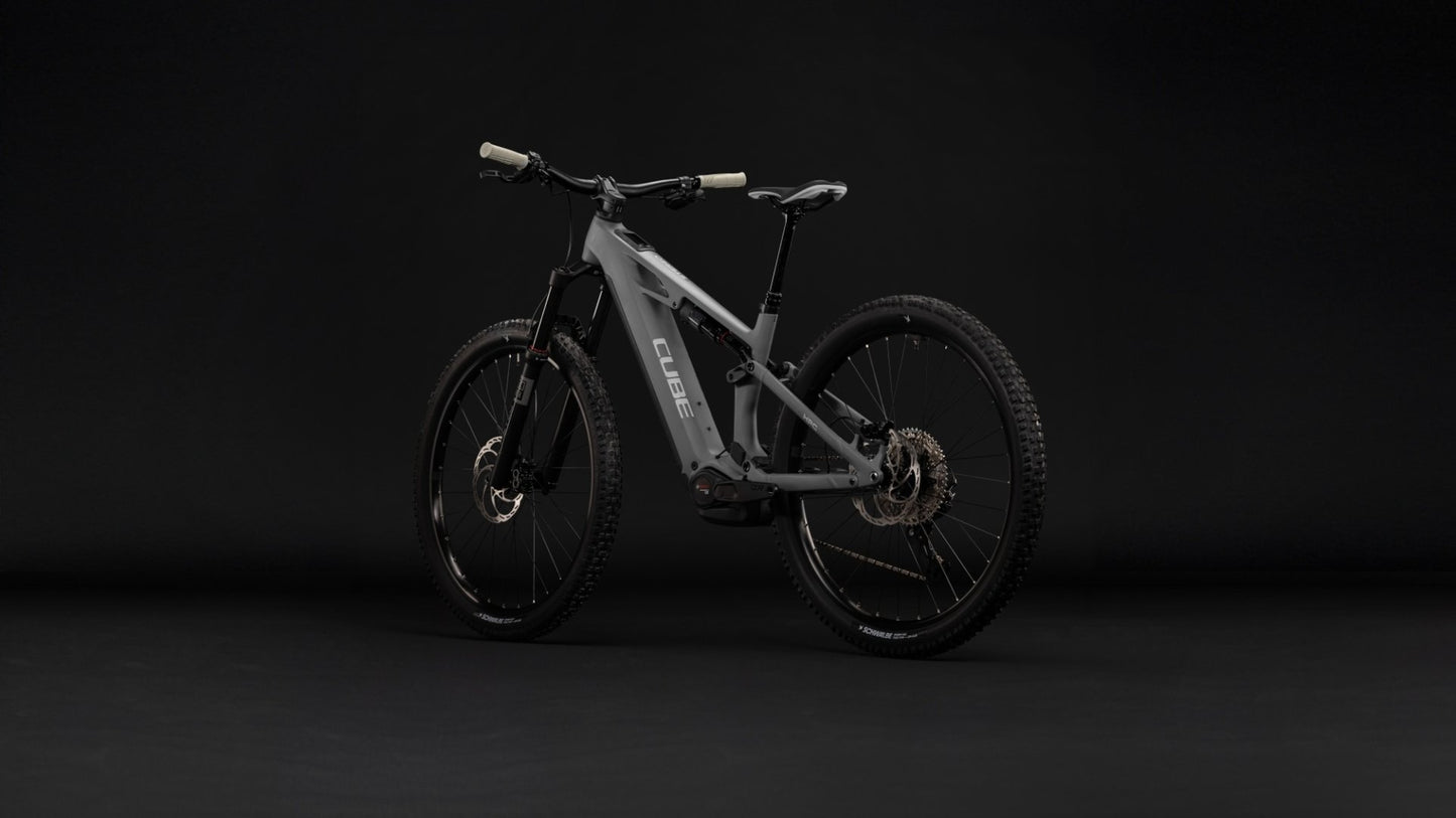 CUBE STEREO HYBRID ONE44 HPC PRO 800 eMTB BIKE 2027 OLDGREY 'N' BLACK