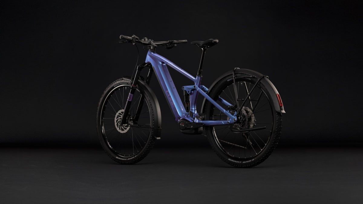 CUBE STEREO HYBRID ONE44 PRO 800 FE eMTB BIKE 2027 BLUEIRIS 'N' PURPLE