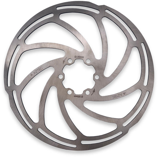 AZTEC FIXED STAINLESS STEEL 6 BOLT DISC ROTOR - 180MM