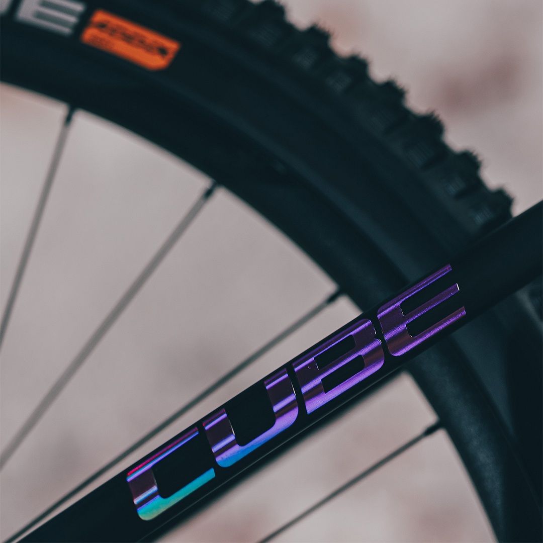 CUBE AMS HYBRID ONE44 C:68X TM 400X E-MTB BIKE 2024 SWAMPGREY 'N' PURPLEREFLEX
