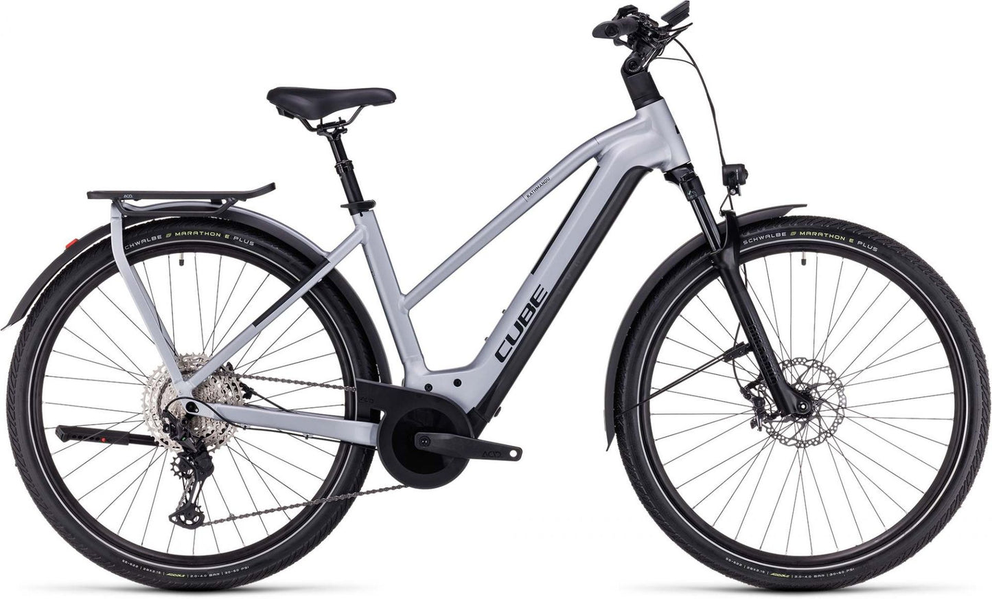 CUBE KATHMANDU HYBRID SLX 750 LADY E-MTB BIKE 2023 - POLARSILVER 'N' BLACK