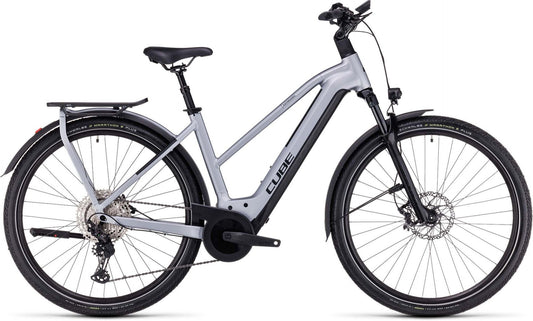 CUBE KATHMANDU HYBRID SLX 750 LADY E-MTB BIKE 2023 POLARSILVER 'N' BLACK