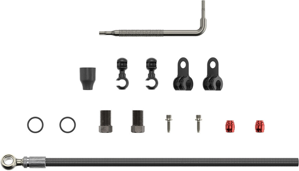 SRAM DISC BRAKE HYDRAULIC HOSE KIT SILVER BANJO