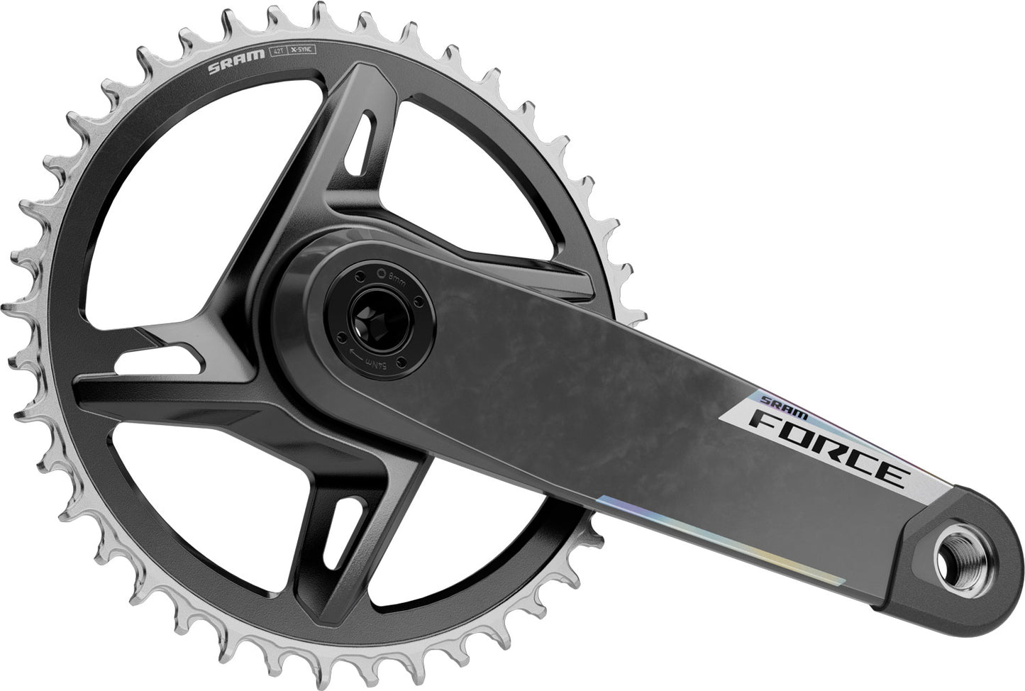 SRAM FORCE XPLR E1 DUB WIDE 1x13-SPEED CARBON CRANK 42T