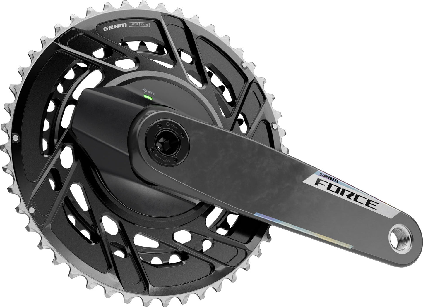 SRAM FORCE AXS POWERMETER E1 DUB 2x12-SPEED CARBON CRANK 50/37T