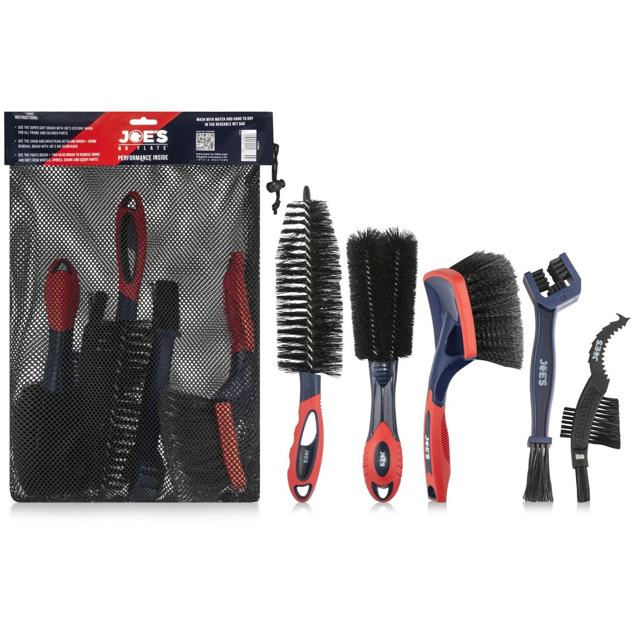 JOE'S NO FLATS 5 PREMIUM BRUSH KIT