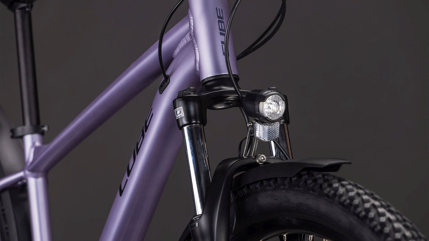 CUBE AIM ONE FE HARDTAIL MTB BIKE 2026 LIGHTPURPLE' N 'CHROME