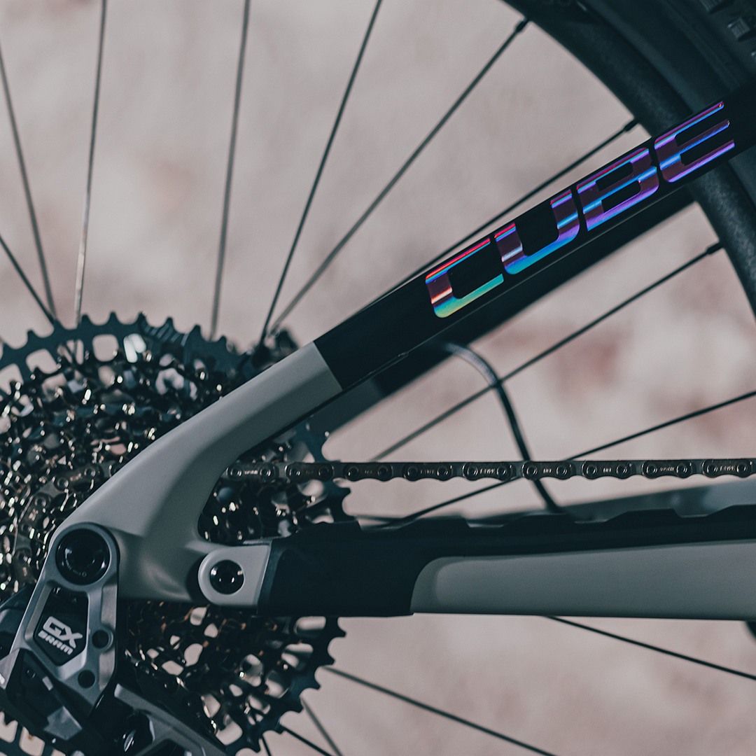 CUBE AMS HYBRID ONE44 C:68X TM 400X E-MTB BIKE 2024 SWAMPGREY 'N' PURPLEREFLEX