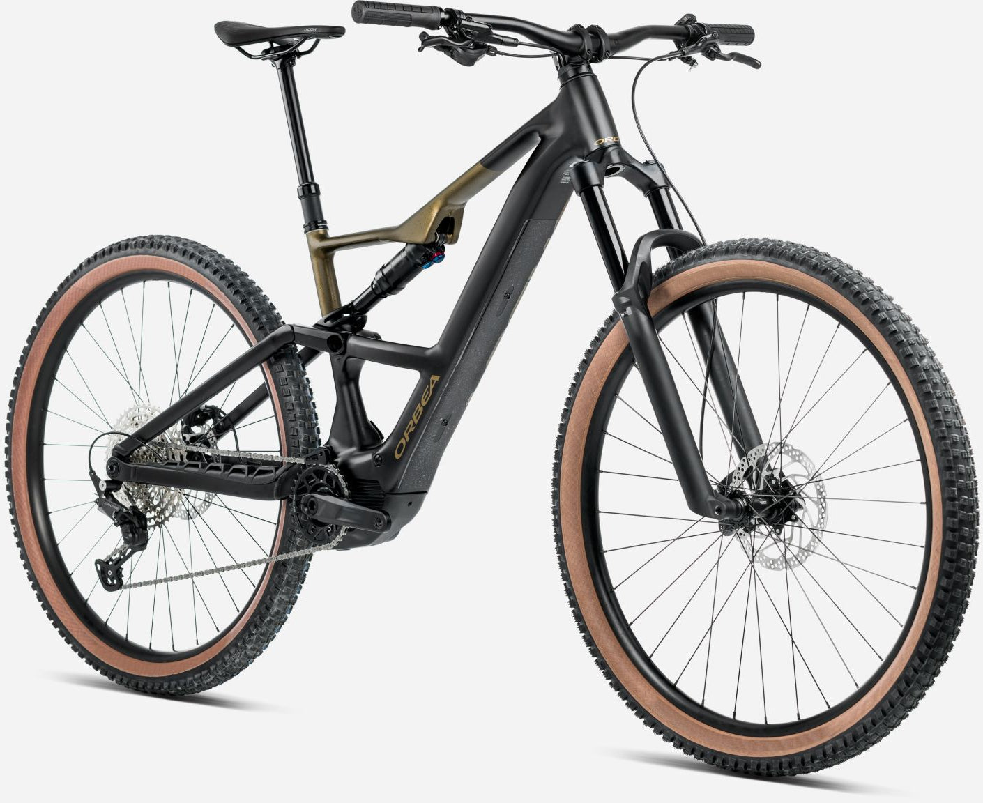 ORBEA RISE SL H30 FULL SUSPENSION eMTB BIKE 2026 DIAMOND BLACK-SPLASH OLIVE