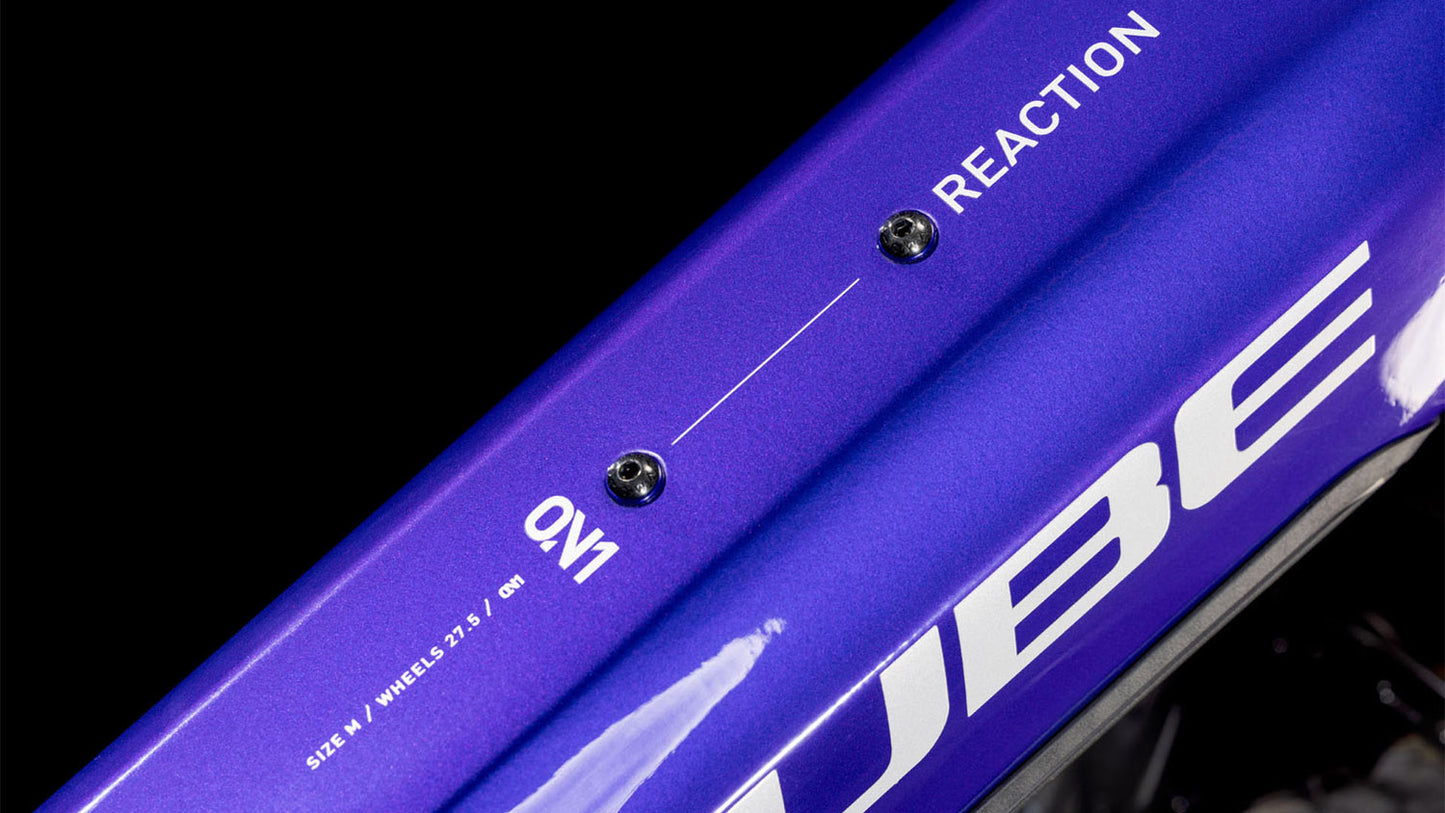 CUBE REACTION HYBRID ONE 600 EASY ENTRY eMTB BIKE 2025 ORCHID' N 'MINT