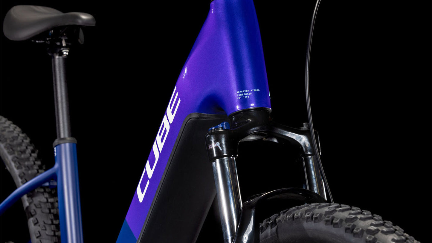 CUBE REACTION HYBRID ONE 600 EASY ENTRY eMTB BIKE 2025 ORCHID' N 'MINT